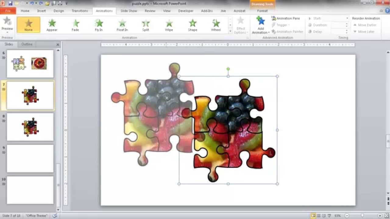 Create A Jigsaw Puzzle Image In Powerpoint - Youtube - Jigsaw Puzzle Maker Free Online Printable