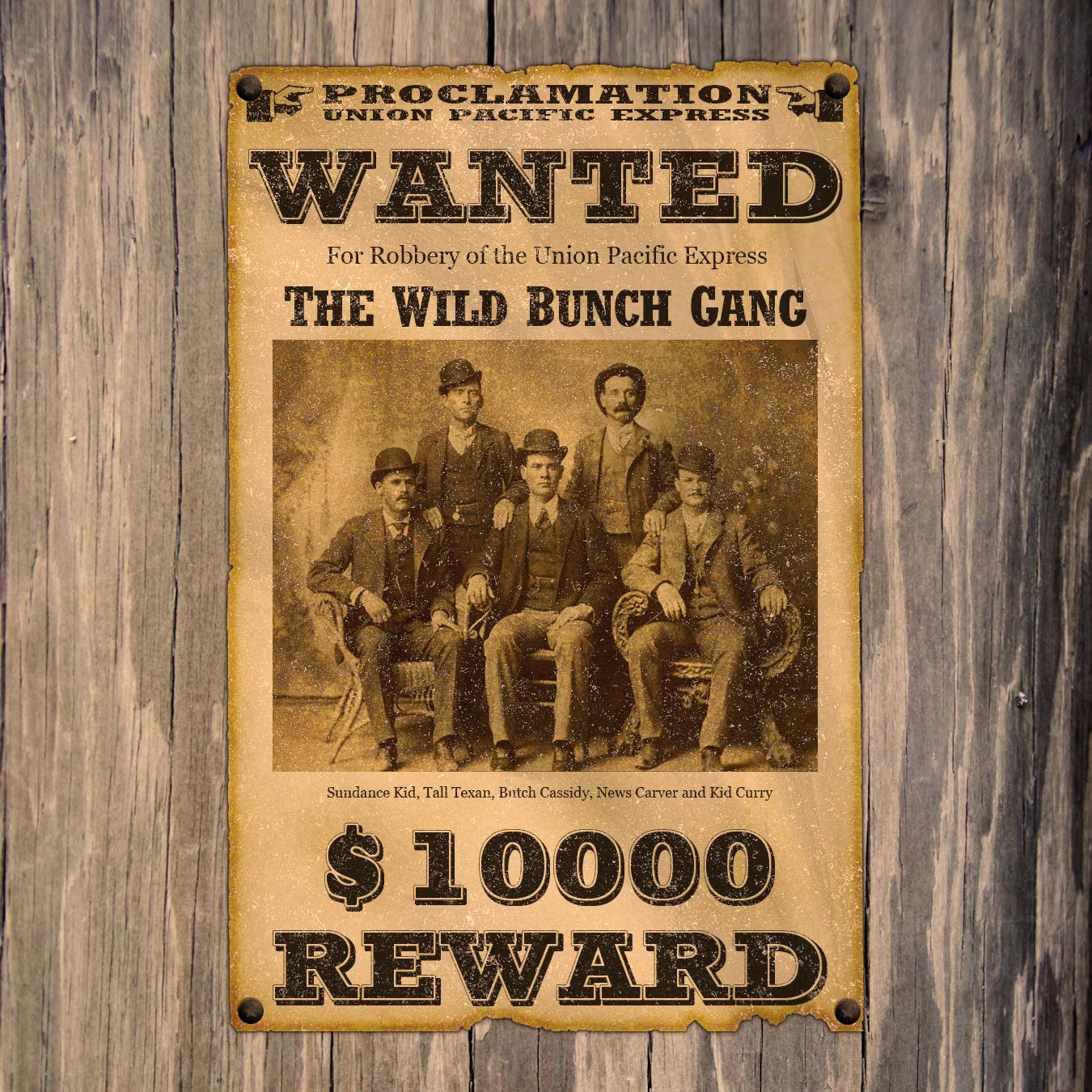 Create An Old West Wanted Poster In Adobe Photoshop - Free Printable Wanted Poster Old West