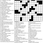 Crossword Puzzle In Newspaper Printable Puzzles ~ Themarketonholly   Printable Newspaper Crossword Puzzles For Free