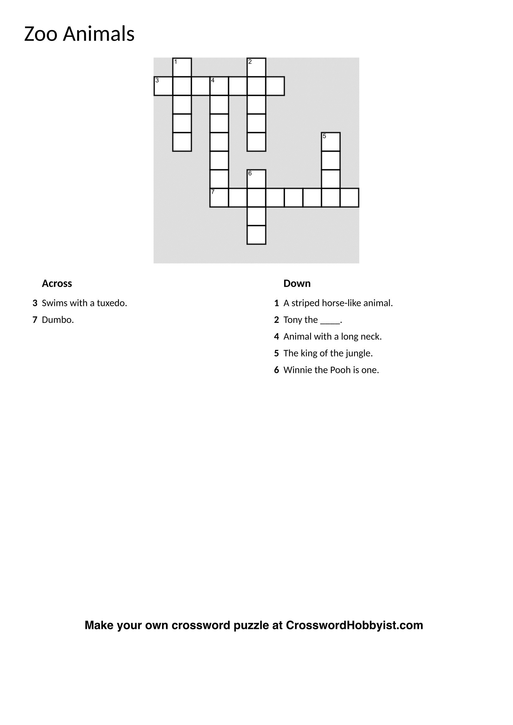 Crossword Puzzle Maker Online Free Printable Crosswords Jigsaw - Jigsaw Puzzle Maker Free Printable