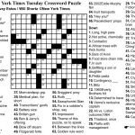 Crossword Puzzles Printable New York Times Free Crosswords Ny World   Free Printable Ny Times Crossword Puzzles