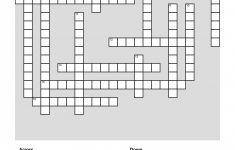 Make Your Own Crossword Puzzle Free Printable