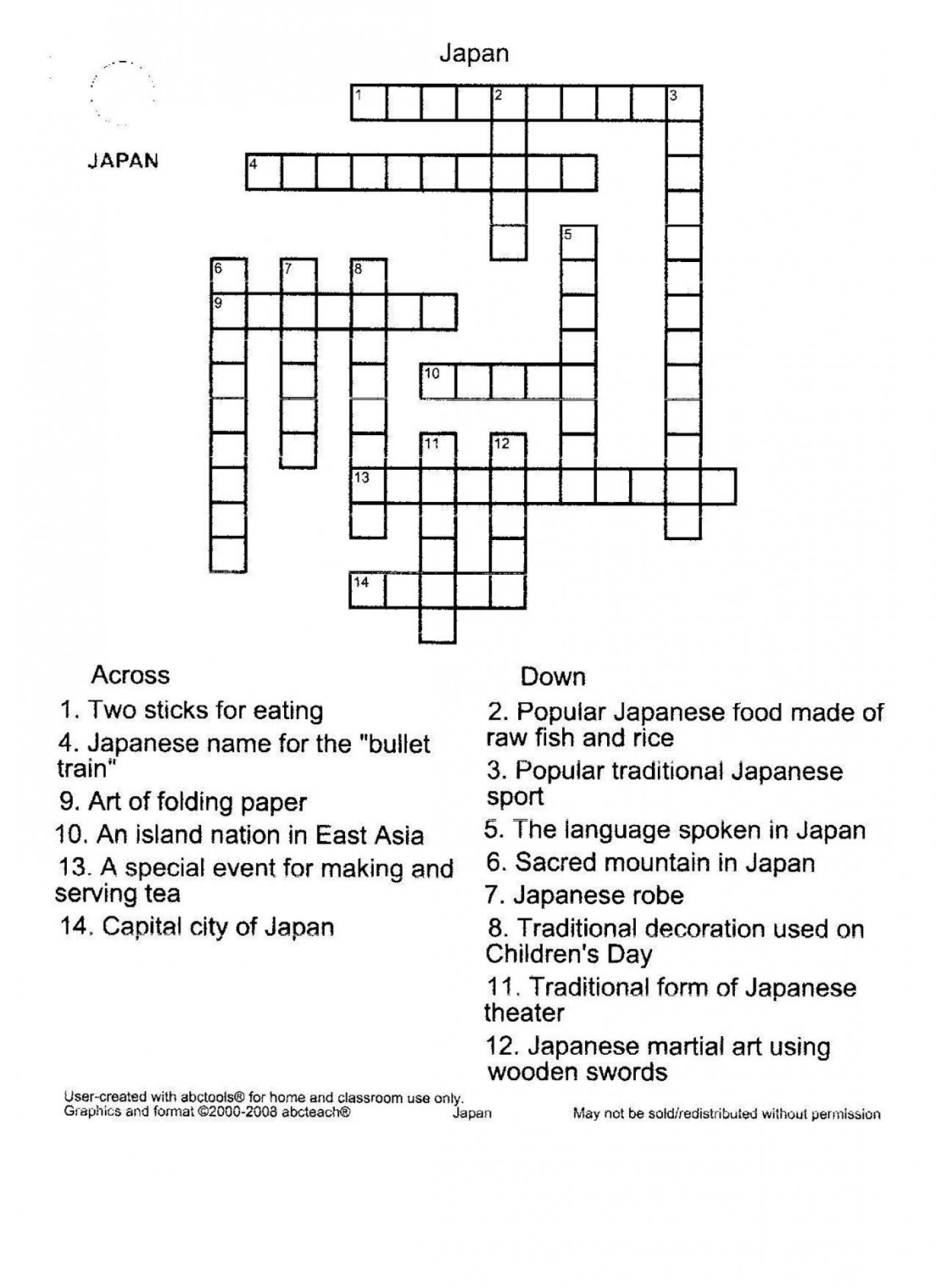 Free Crossword Puzzles Generator To Print