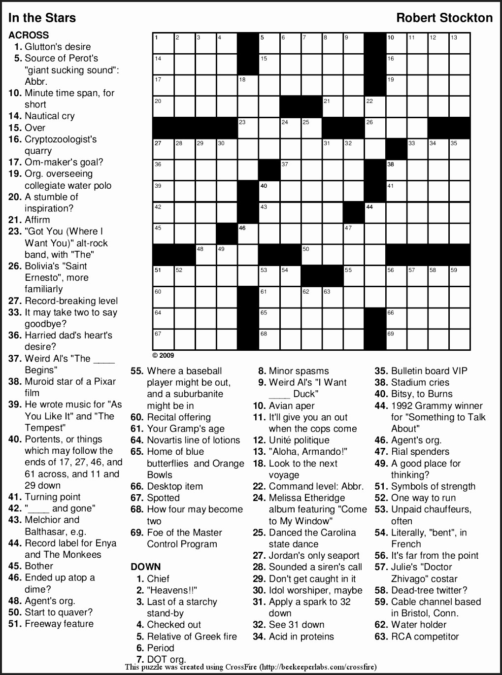 Crosswords To Print Amp Crossword Puzzles Free Line Printable Themed - Free Printable Large Print Crossword Puzzles