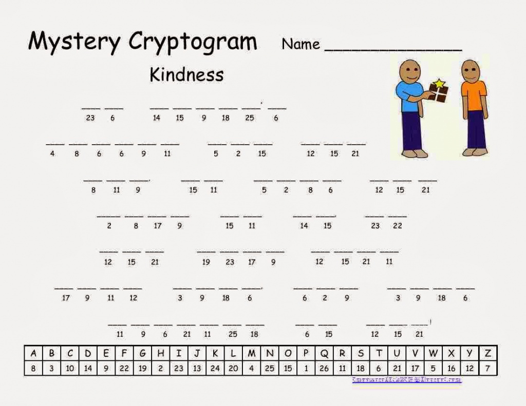 Cryptograms! | Cjrl: Kids Zone With Regard To Free Printable - Free Printable Cryptograms Pdf