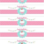 Cupcake Birthday Party With Free Printables | Diy Free Printables   Free Printable Labels For Bottles