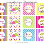Cupcake Toppers Template – Natashamillerweb – Cupcake Flags Printable Free