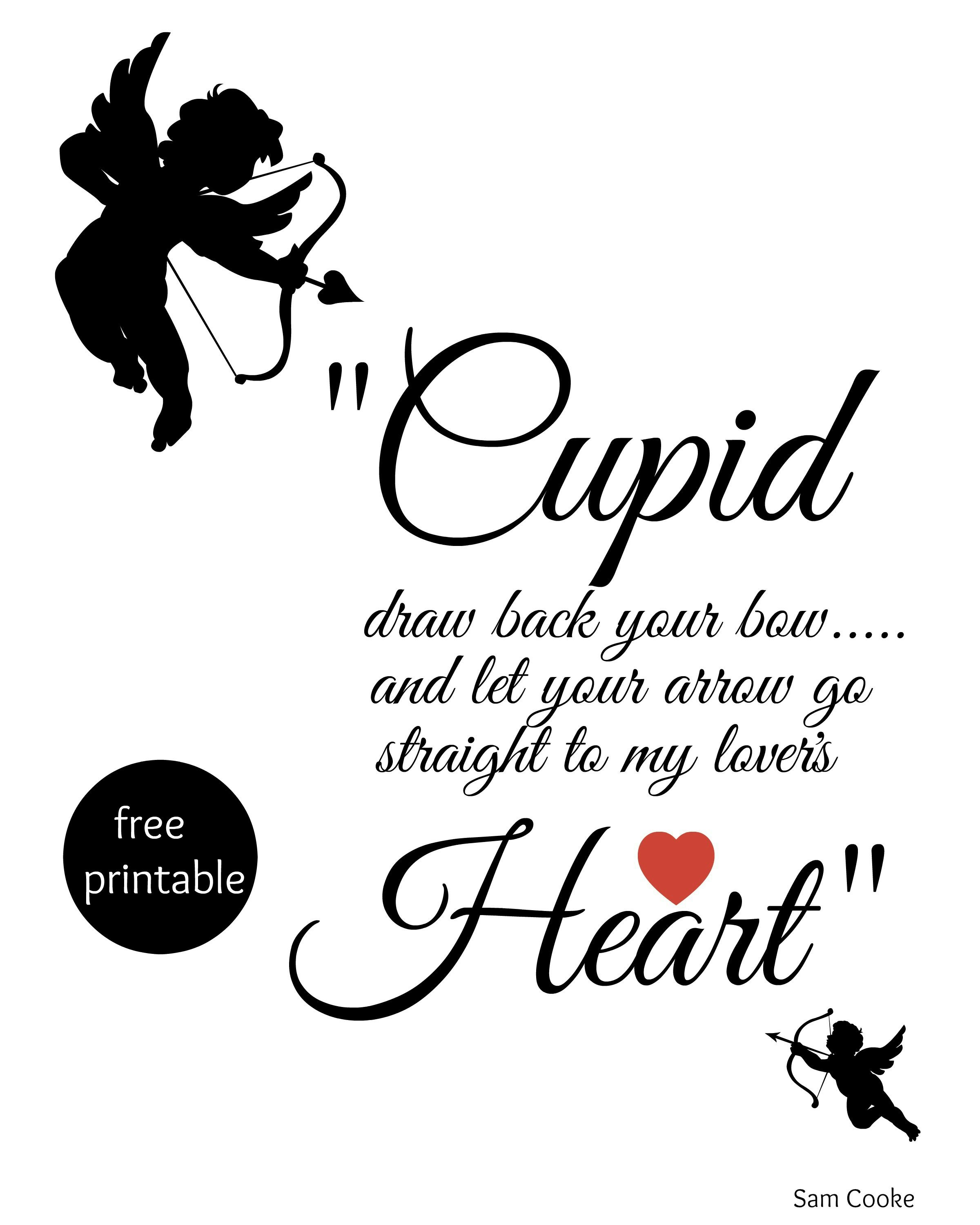 Cupid Draw Back Your Bow | Bloggers&amp;#039; Best Diy Ideas | Pinterest - Free Printable Pictures Of Cupid