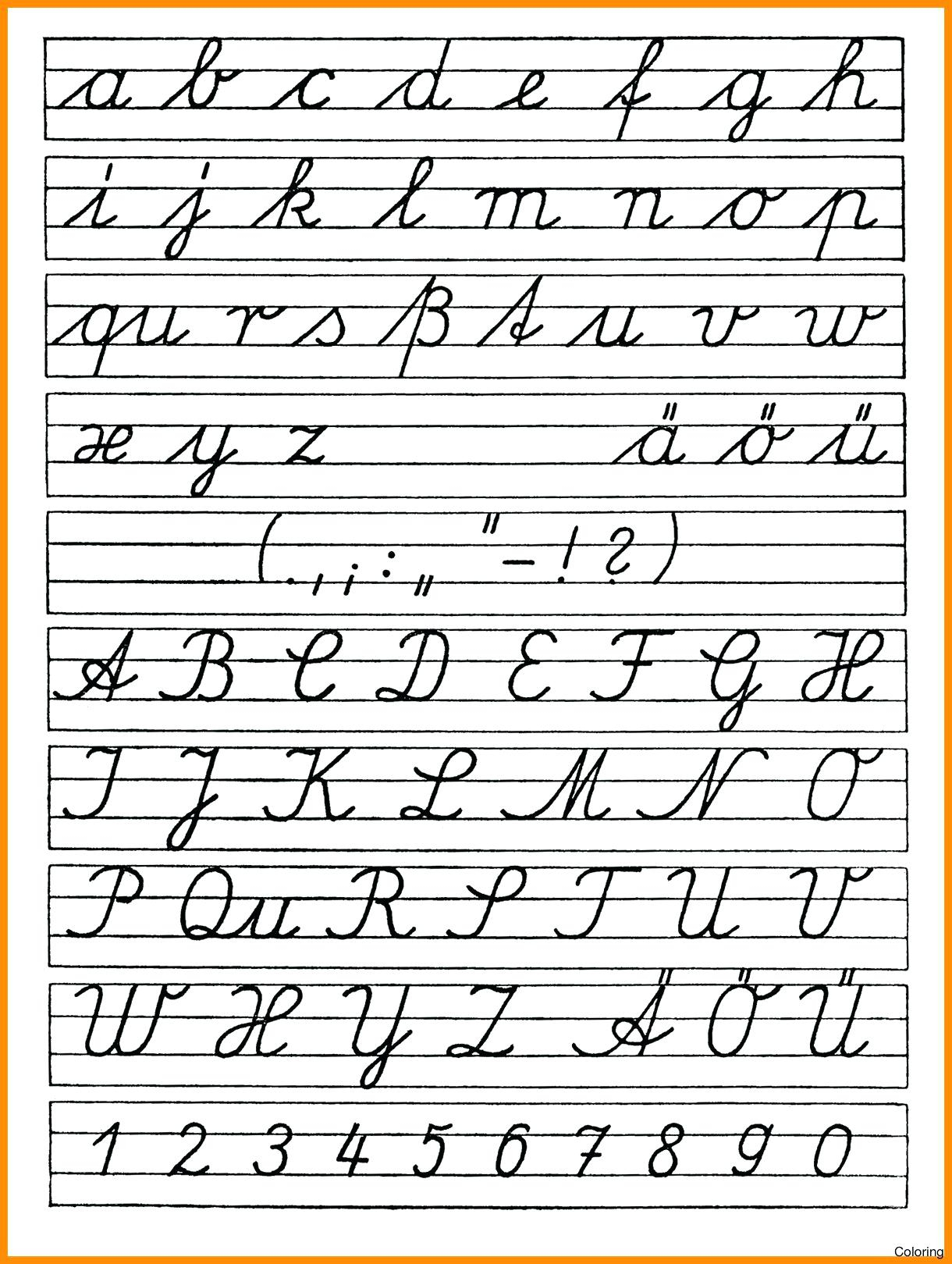 Cursive Letter Worksheet Printables Cursive Letters Worksheet Luxury - Free Printable Cursive Handwriting Worksheets