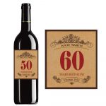 Custom Happy Birthday Wine Label Vintage Bottle Labels First 21St   Free Printable Wine Labels For Birthday
