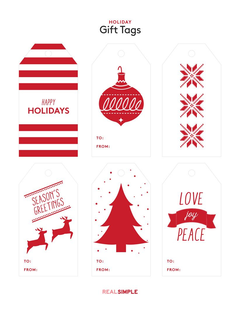 Customize Your Presents With These Free Printable Gift Tags - Printable Gift Tags Customized Free