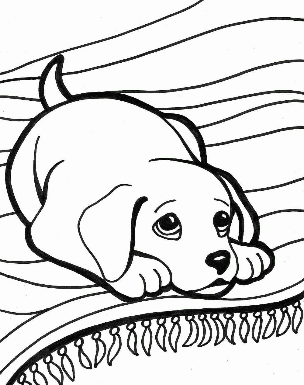 Cute Coloring Pages To Print | New Cool Trend Cartoon Coloring: Free - Colouring Pages Dogs Free Printable