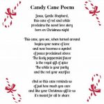 Cute Printable Candy Cane Poem Along With A Free Printable Coloring   Free Printable Candy Cane Poem