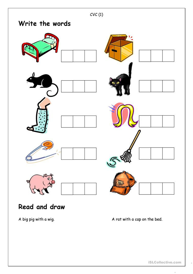 Cvc Activities For Kindergarten Awesome Free Printable Cvc - Cvc Words Worksheets Free Printable