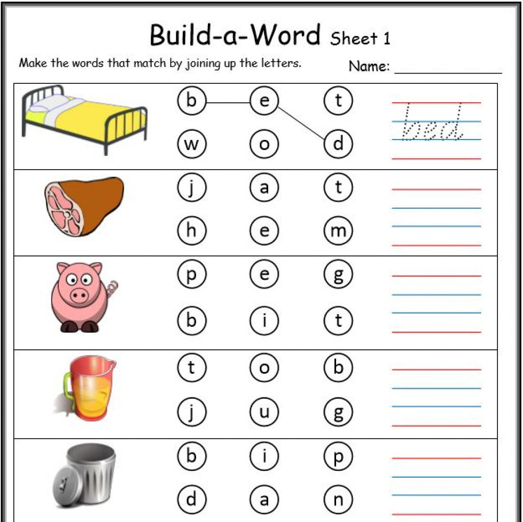 Cvc Worksheets Printable Work Sheets • Keepkidsreading With Regard - Cvc Words Worksheets Free Printable