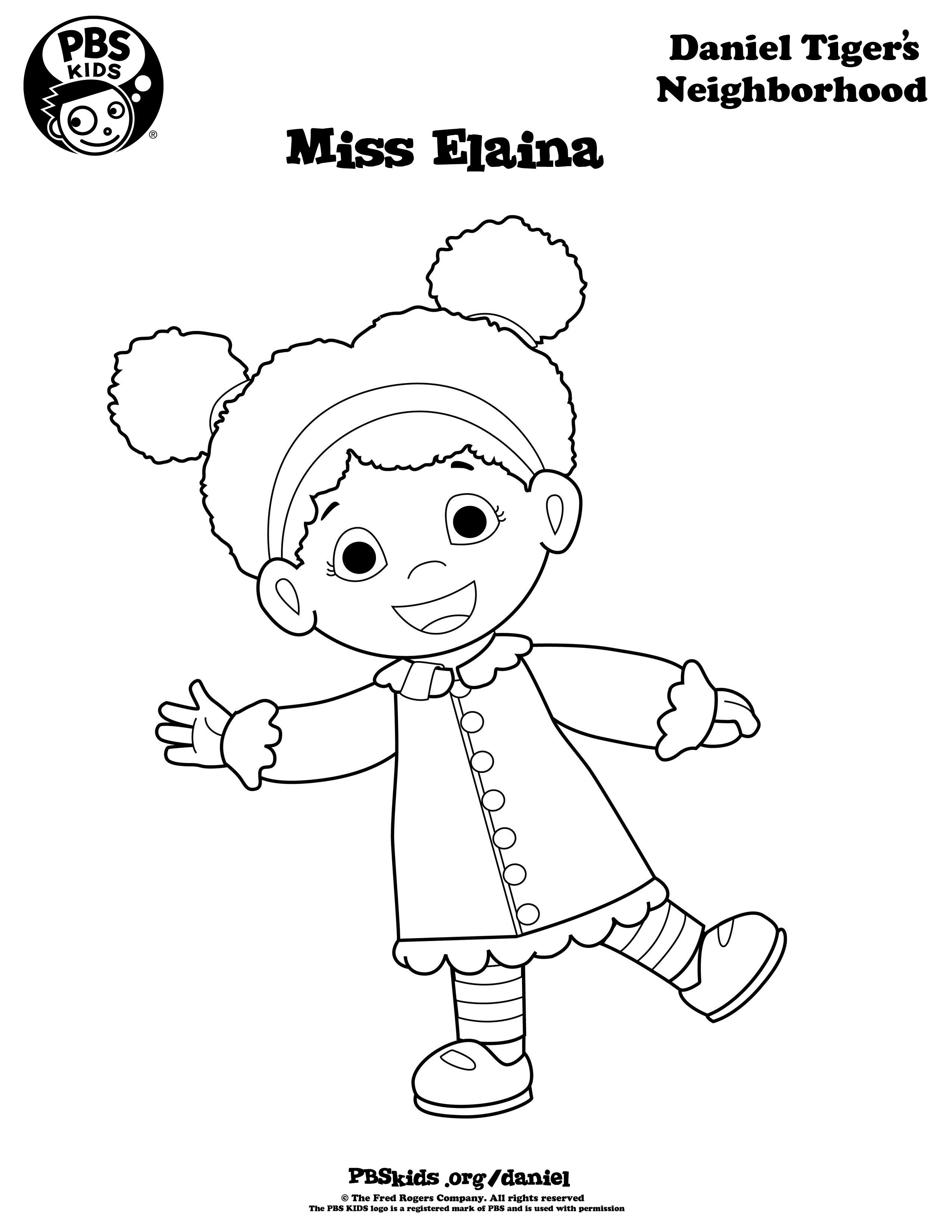 Daniel Tiger Coloring Page Daniel Tiger Coloring Pages Best Coloring - Free Printable Daniel Tiger Coloring Pages