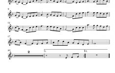 Free Printable Flute Music