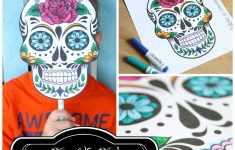 Day Of The Dead Mask Printable – Free Printable Day Of The Dead Worksheets