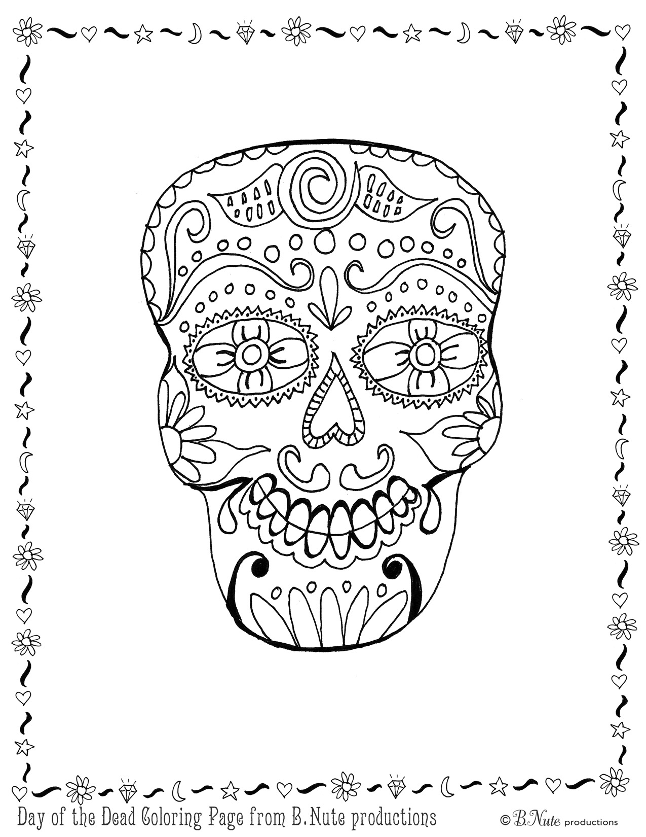 Day Of The Dead Worksheet | Free Printables Worksheet - Free Printable Day Of The Dead Worksheets