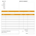 Daycare Invoice Template   Free Printable Daycare Receipts