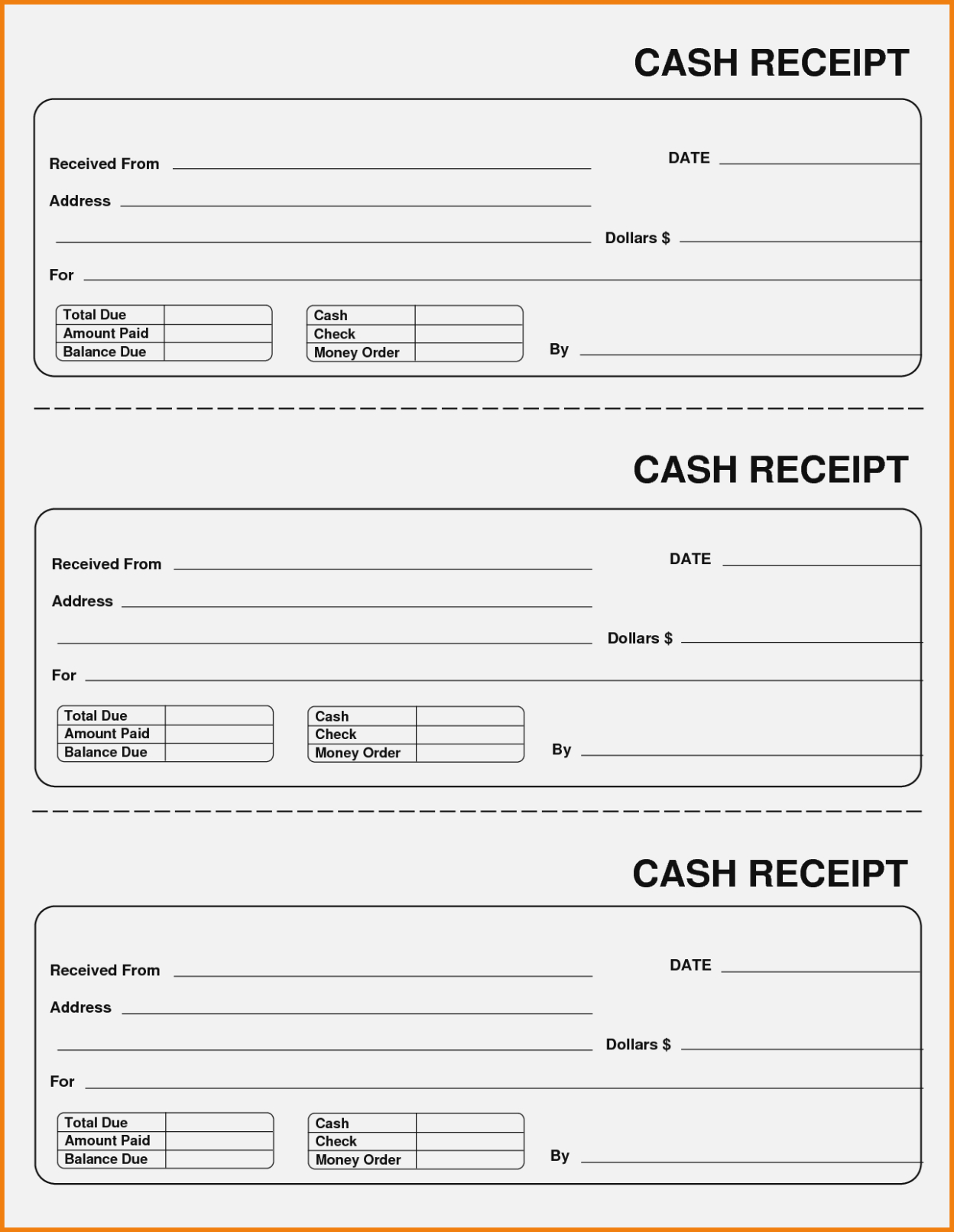 Free Printable Daycare Receipt Printable World Holiday