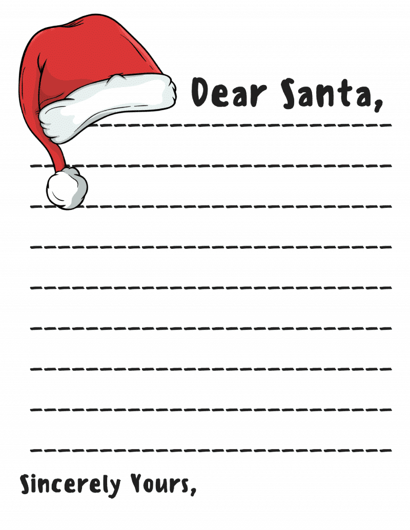 Dear Santa Letter: Free Printable Downloads - - Free Printable Santa Letter Paper