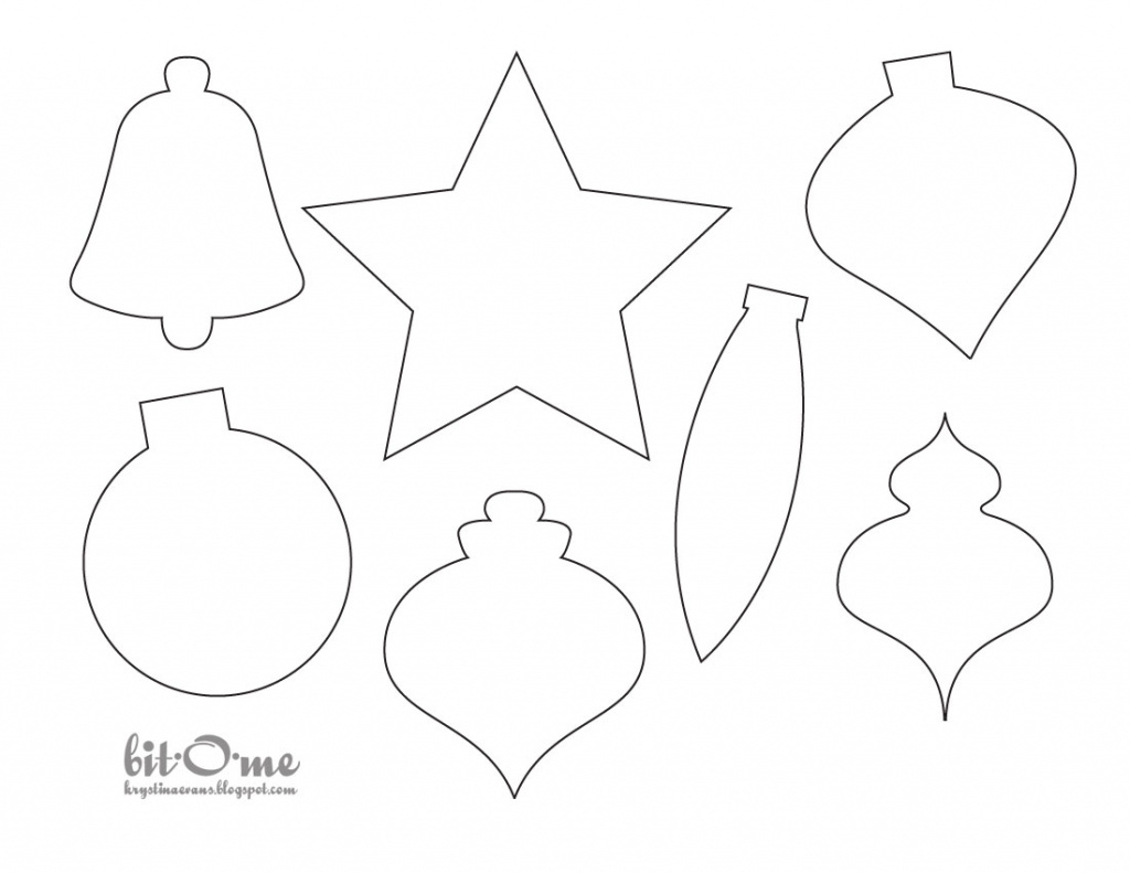 Decoration Templates - Saman.cinetonic.co Pertaining To Free - Free Printable Christmas Ornament Patterns