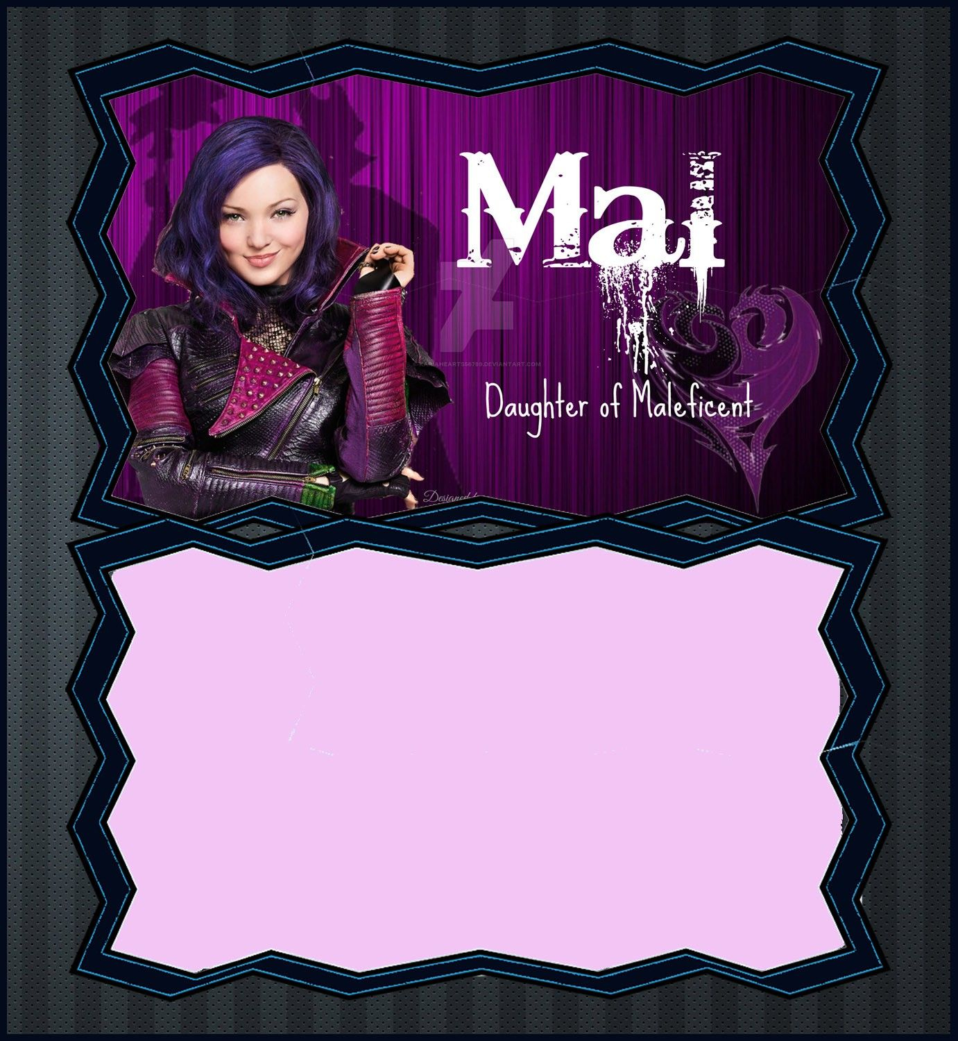 Descendants Mal Invitation Template | Coolest Invitation Templates - Free Printable Descendants Invitations