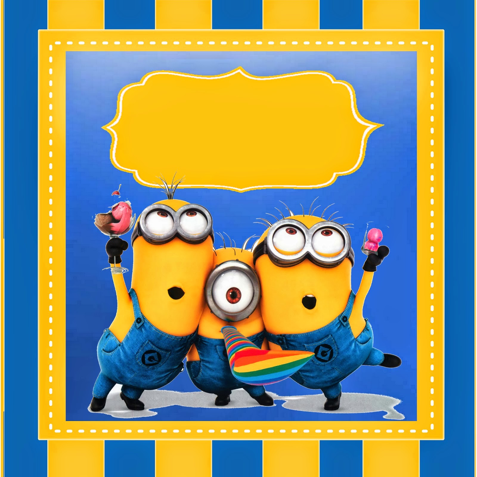Despicable Me 2 Free Printable Kit. | Oh My Fiesta! In English - Free Printable Minion Food Labels