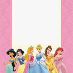 Disney Princess Birthday Invitations Printable Free | Borders And   Free Princess Printable Invitations