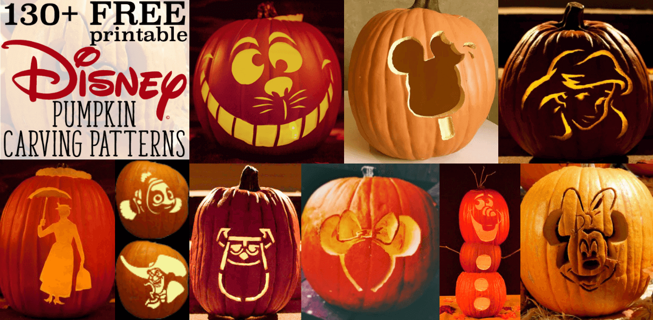 Disney Pumpkin Stencils: Over 130 Printable Pumpkin Patterns - Free Pumpkin Printable Carving Patterns