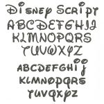 Disney Script Font Free 178081 Printable Letter Stencils | Lettering   Free Printable Disney Font Stencils