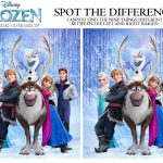 Disney's Frozen: Printable Activities And Games For Kids   Free Printable Spot The Difference For Kids