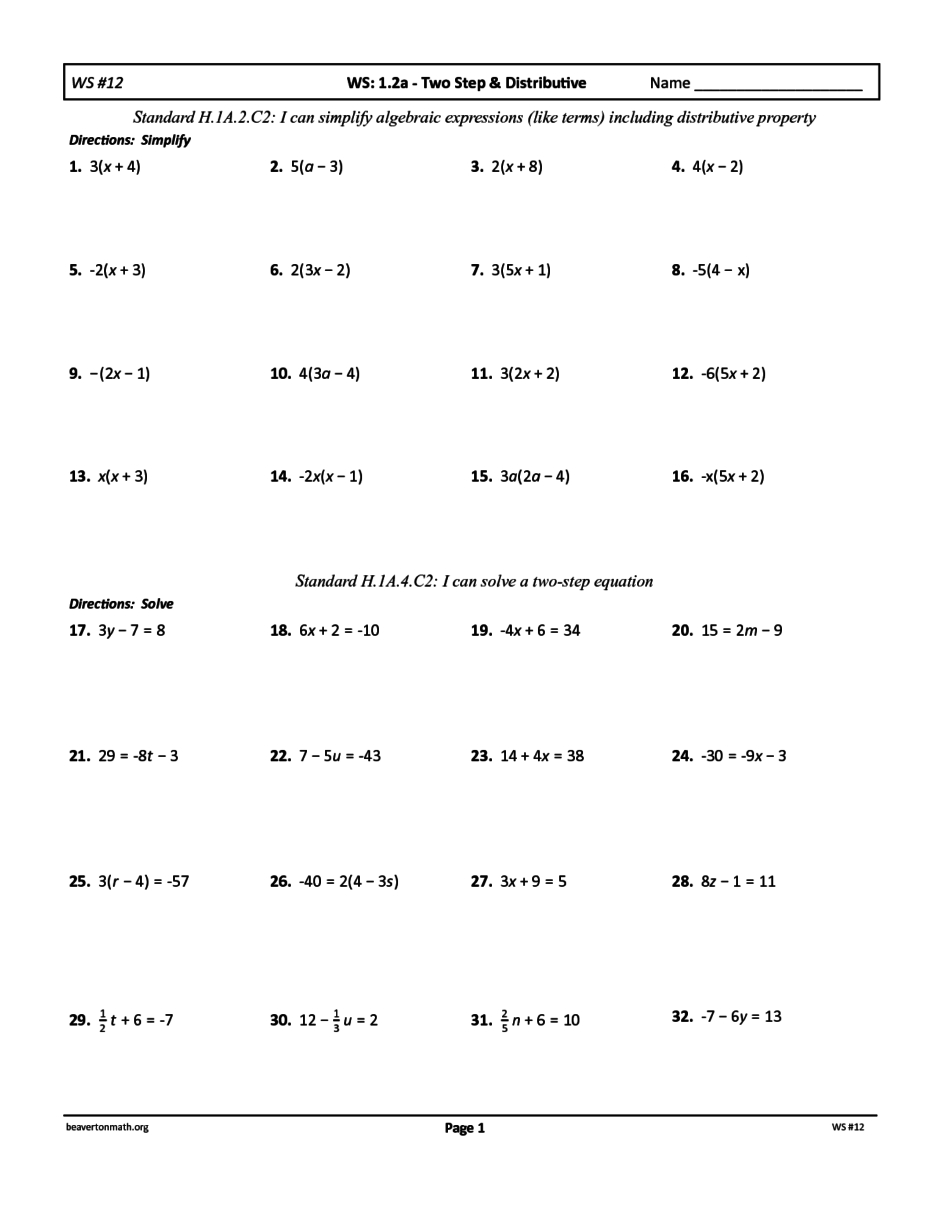 Distributive Property Worksheets 3Rd Grade To Download Free - Math - Free Printable Distributive Property Worksheets