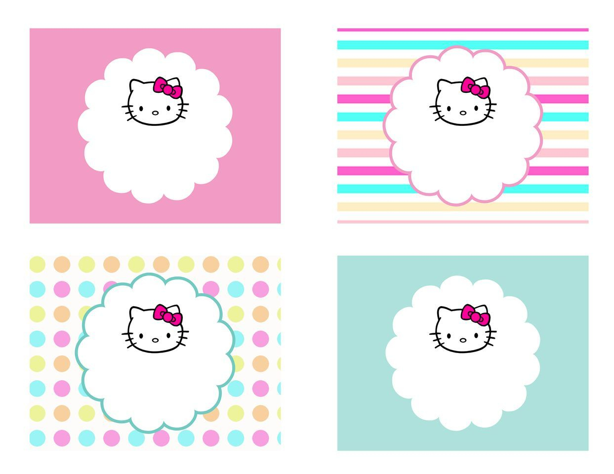 Diy Free Hello Kitty Label | Free Birthday Party Decorations - Hello Kitty Labels Printable Free