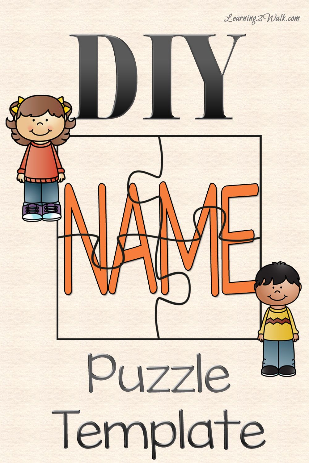 Diy Name Puzzle Template | Preschool | Preschool Names, Me Preschool - Scan To Enter Sign Printable Free