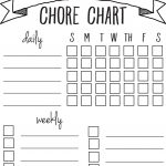 Diy Printable Chore Chart | Free Printables Nov/feb | Pinterest   Free Printable Chore Chart Templates