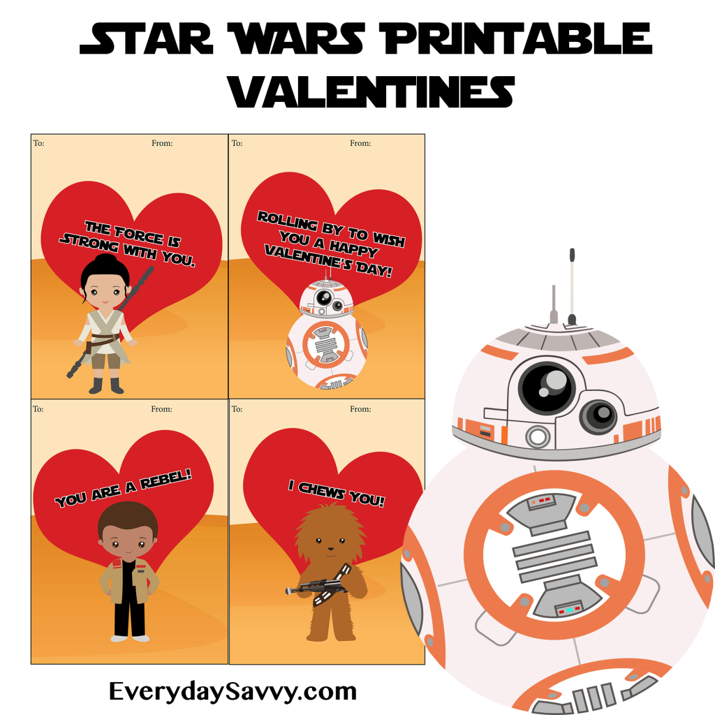 Diy Printable Star Wars Valentines Cards With Glowstick Lightsabers - Star Wars Printable Cards Free