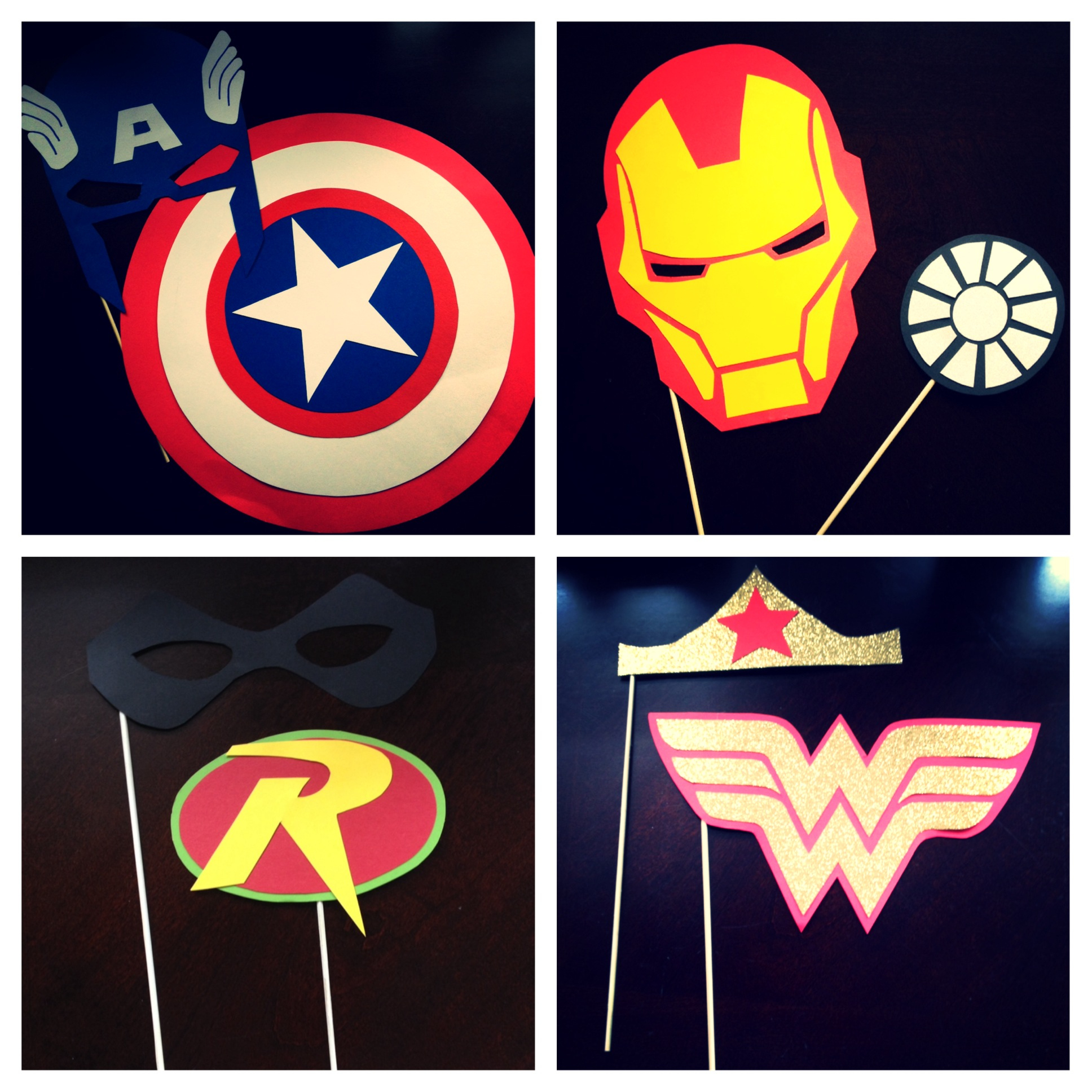 Diy Superhero &amp;quot;photo Booth Props&amp;quot; - Every Day Should Sparkle - Free Printable Superhero Photo Booth Props