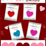 Diy Valentine's Day Cards For Kids With Free Printable!   Bullock's Buzz   Free Printable Valentines Day Cards For Kids