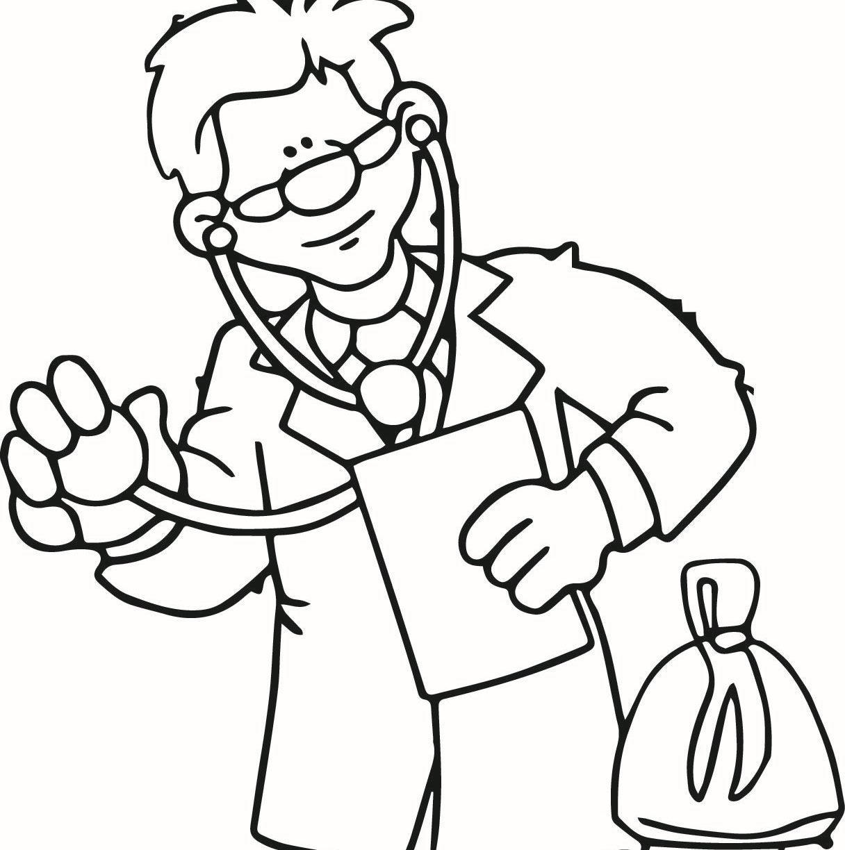 Doctor Coloring Page 10 #50809 - Doctor Coloring Pages Free Printable