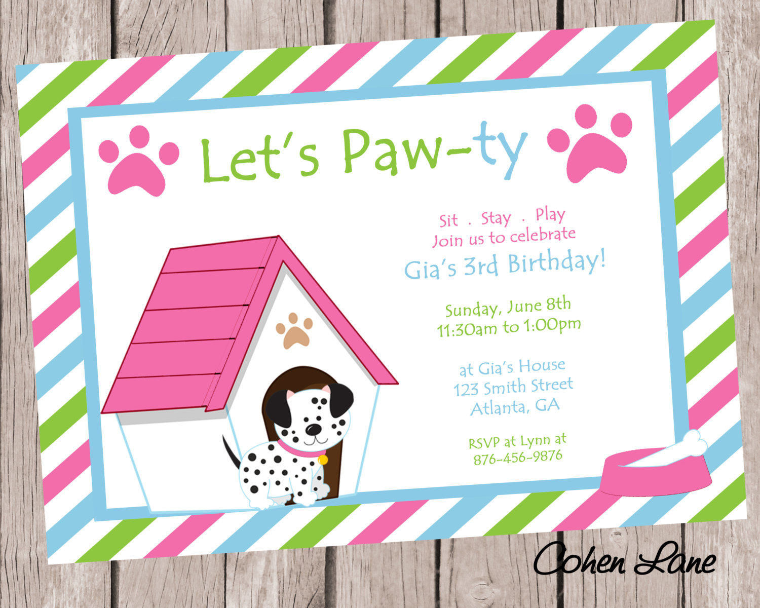 Dog Birthday Party Invitations Dog Birthday Party Invitations For - Dog Birthday Invitations Free Printable