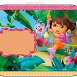 Dora The Explorer Free Printable Candy Bar Labels And Images. | Oh   Dora Birthday Cards Free Printable