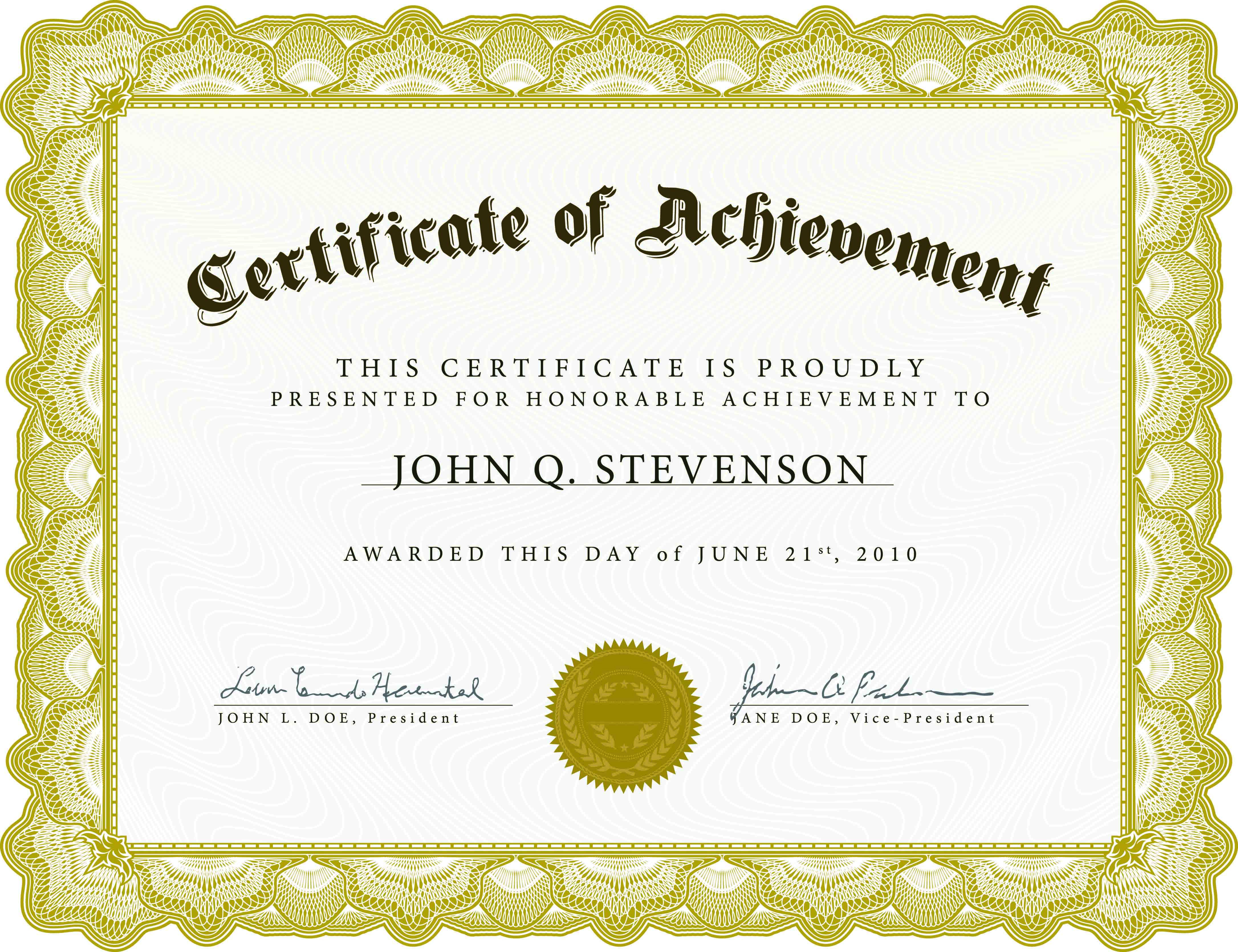 Download Blank Certificate Template X3Hr9Dto | St. Gabriel&amp;#039;s Youth - Free Printable Award Certificates