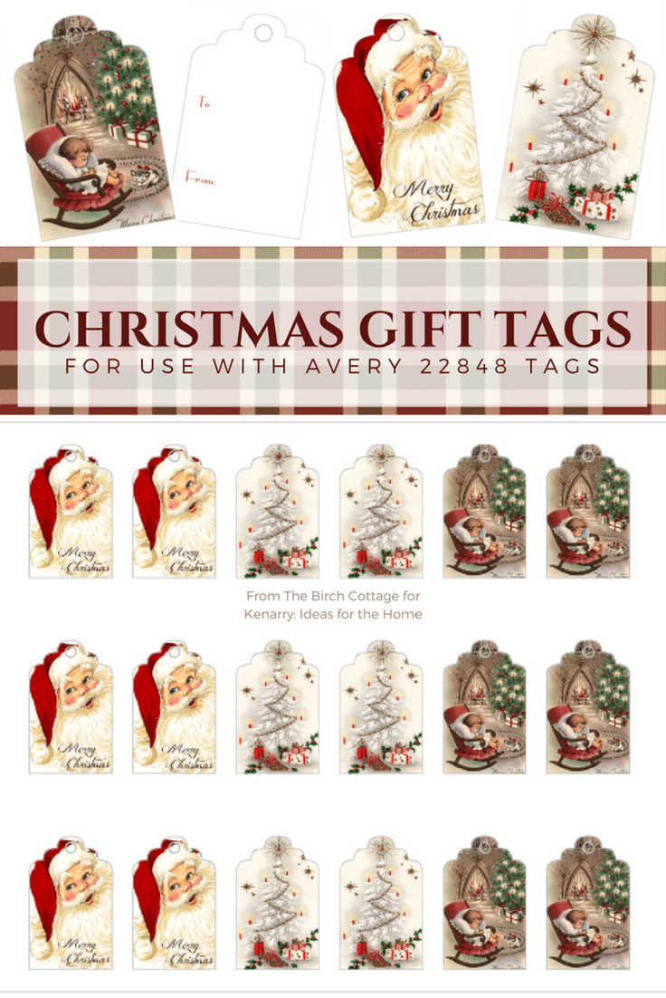 Download Free Printable Vintage Christmas Gift Tags For Holiday Wrapping - Free Printable Vintage Christmas Pictures