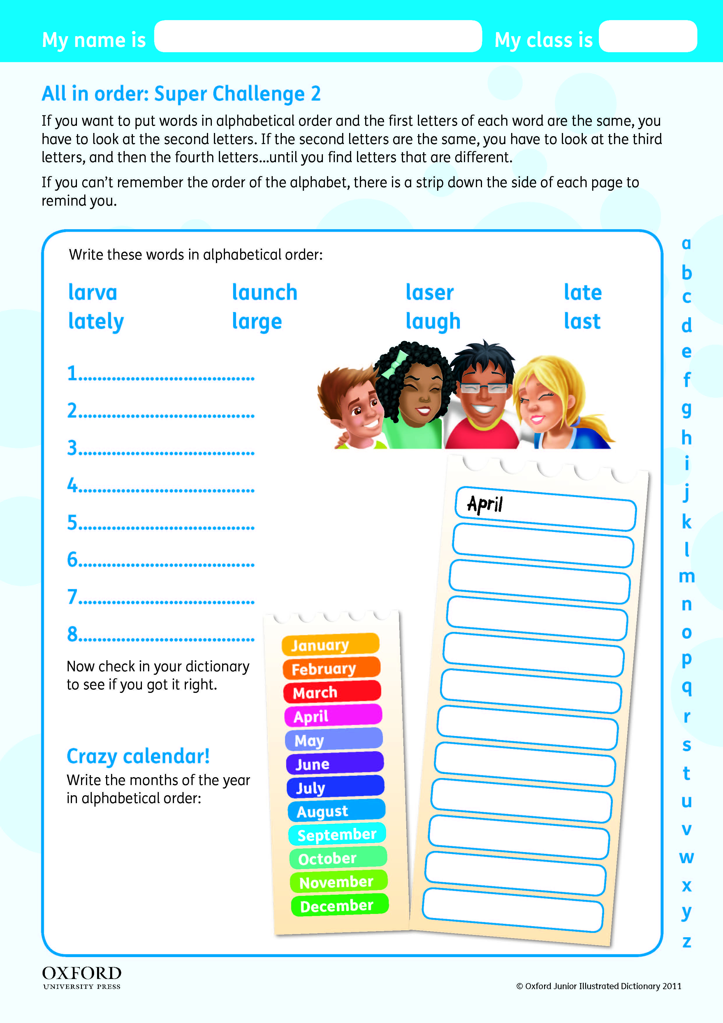 Download Your Free Oxford Primary Dictionary Super Challenge - Free Printable Picture Dictionary For Kids