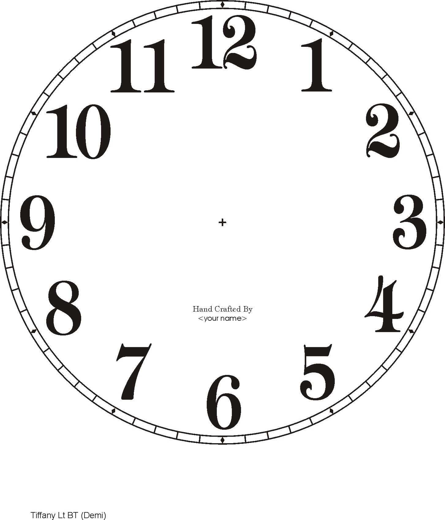 Downloadable Clock Faces | Printables - Free Printable Clock Faces