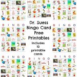 Dr Seuss Bingo Game Free Printable | Best Crafts And Diy | Pinterest   Free Printable Dr Who Birthday Card