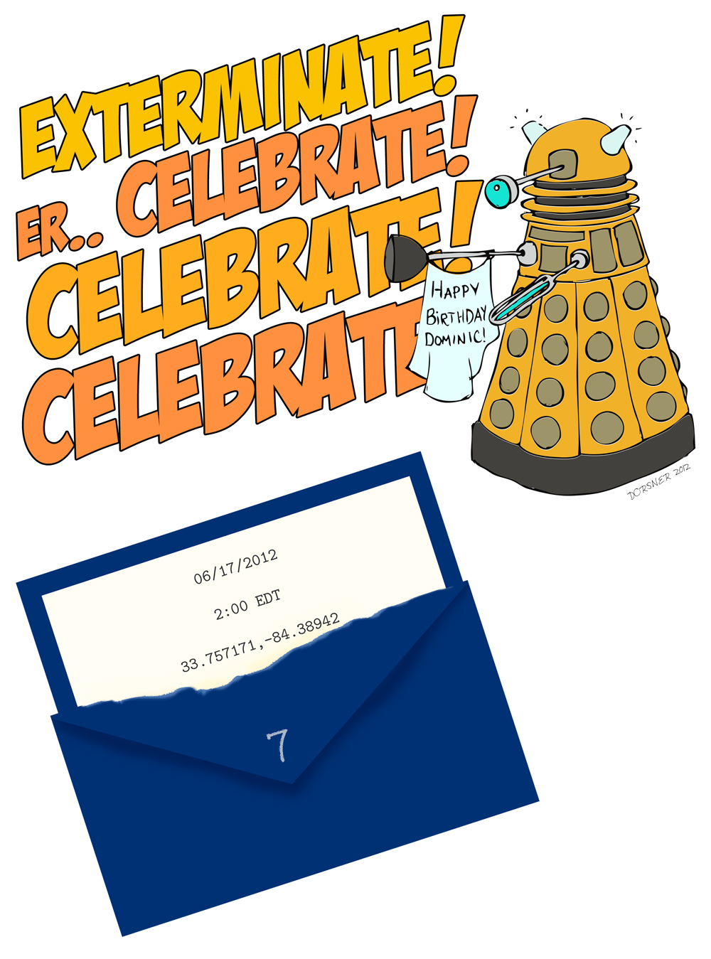 Dr. Who Birthday Party Invitation (Downloadable Template, Too - Doctor Who Party Invitations Printable Free