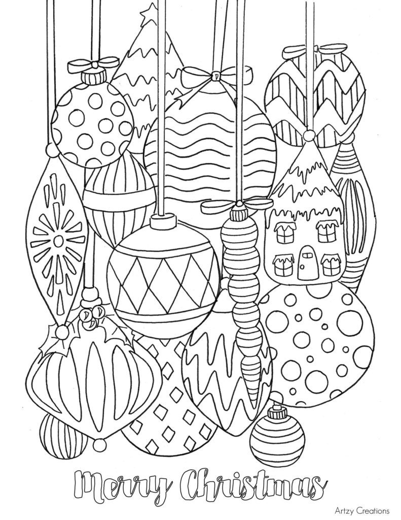 √ Christmas Color Pages To Print Free Printable Coloring - Free Printable Christmas Coloring Pages